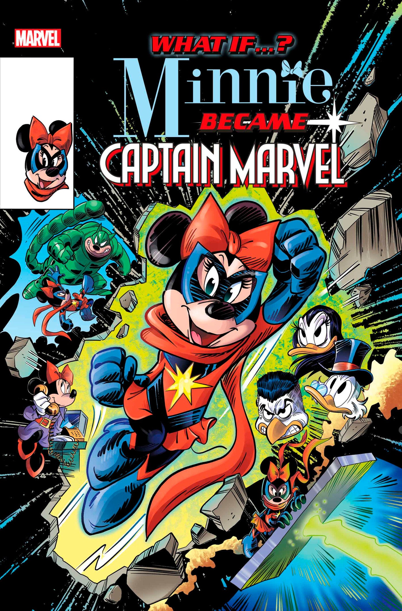 Marvel & Disney: What If...? Minnie Became Captain Marvel #1 | Nerdhalla Games