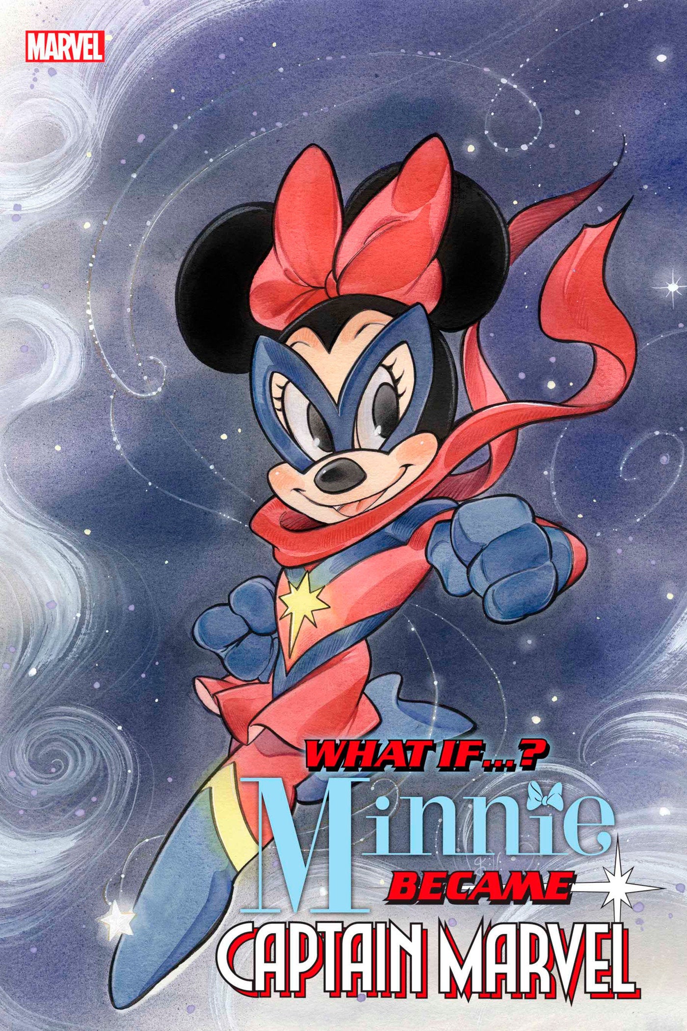 Marvel & Disney: What If...? Minnie Became Captain Marvel #1 Peach Momoko Variant | Nerdhalla Games