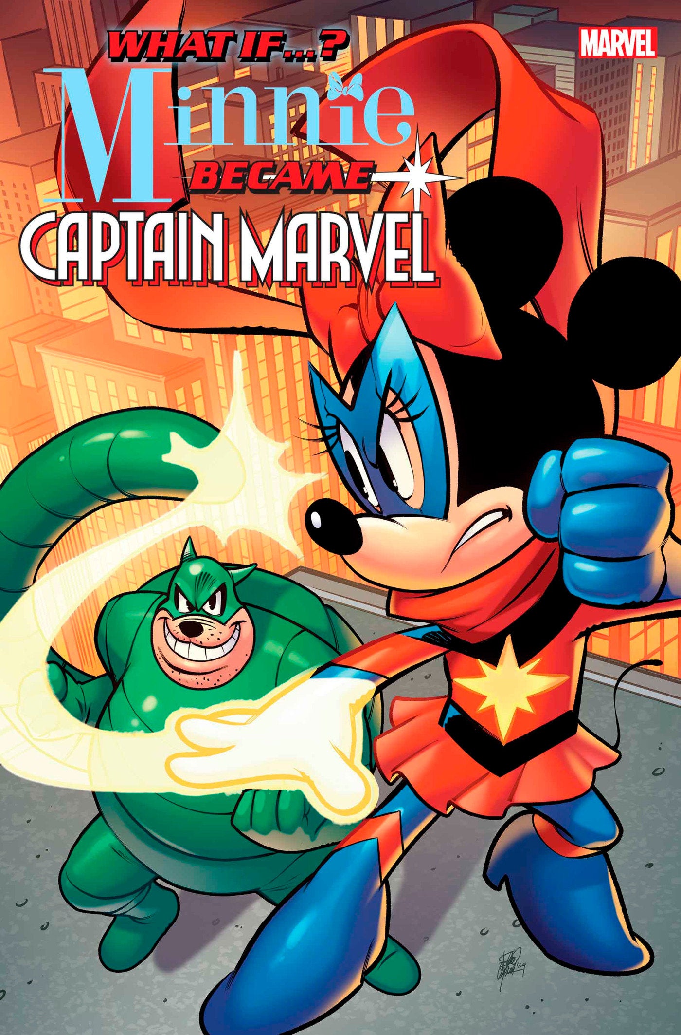 Marvel & Disney: What If...? Minnie Became Captain Marvel #1 Elena Casagrande Variant | Nerdhalla Games