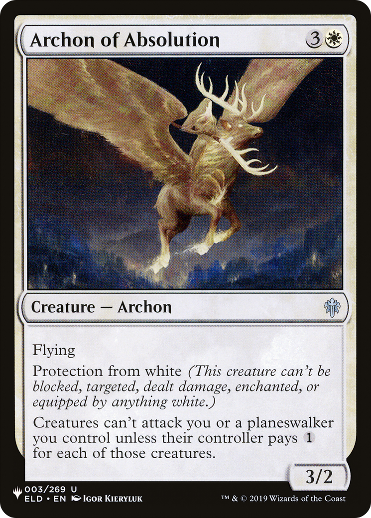 Archon of Absolution [The List Reprints] | Nerdhalla Games