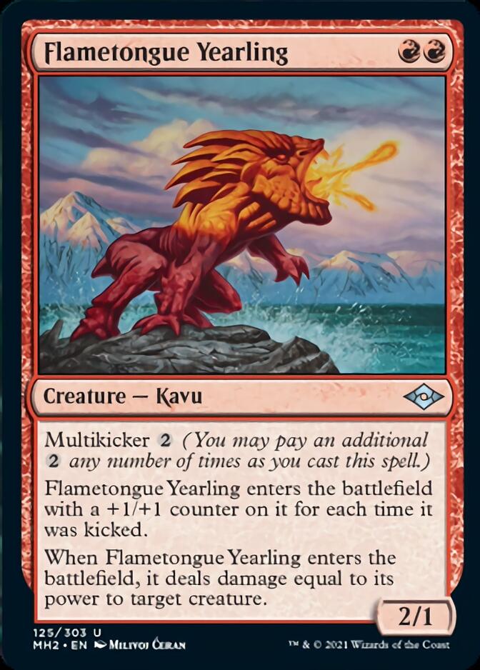 Flametongue Yearling [Modern Horizons 2] | Nerdhalla Games