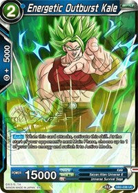 Energetic Outburst Kale (Divine Multiverse Draft Tournament) (DB2-038) [Tournament Promotion Cards] | Nerdhalla Games