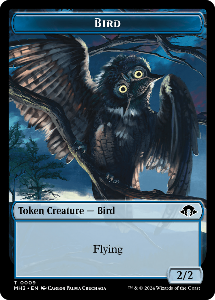 Eldrazi Spawn // Bird Double-Sided Token [Modern Horizons 3 Tokens] | Nerdhalla Games