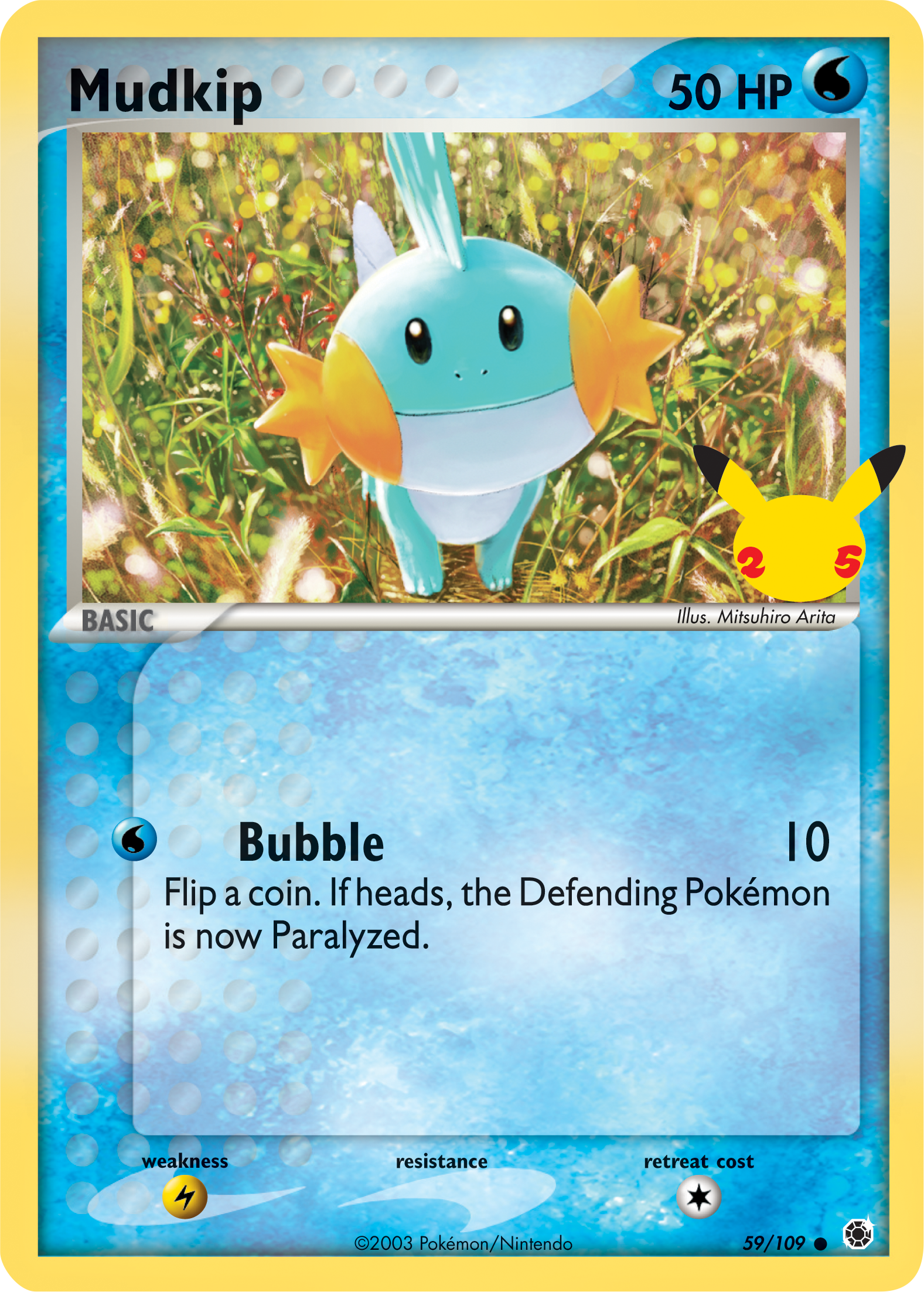 Mudkip (59/109) (Jumbo Card) [First Partner Pack] | Nerdhalla Games