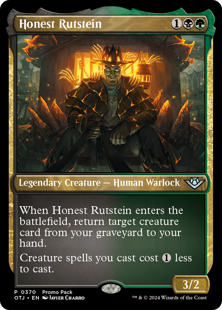 Honest Rutstein (Promo Pack) [Outlaws of Thunder Junction Promos] | Nerdhalla Games