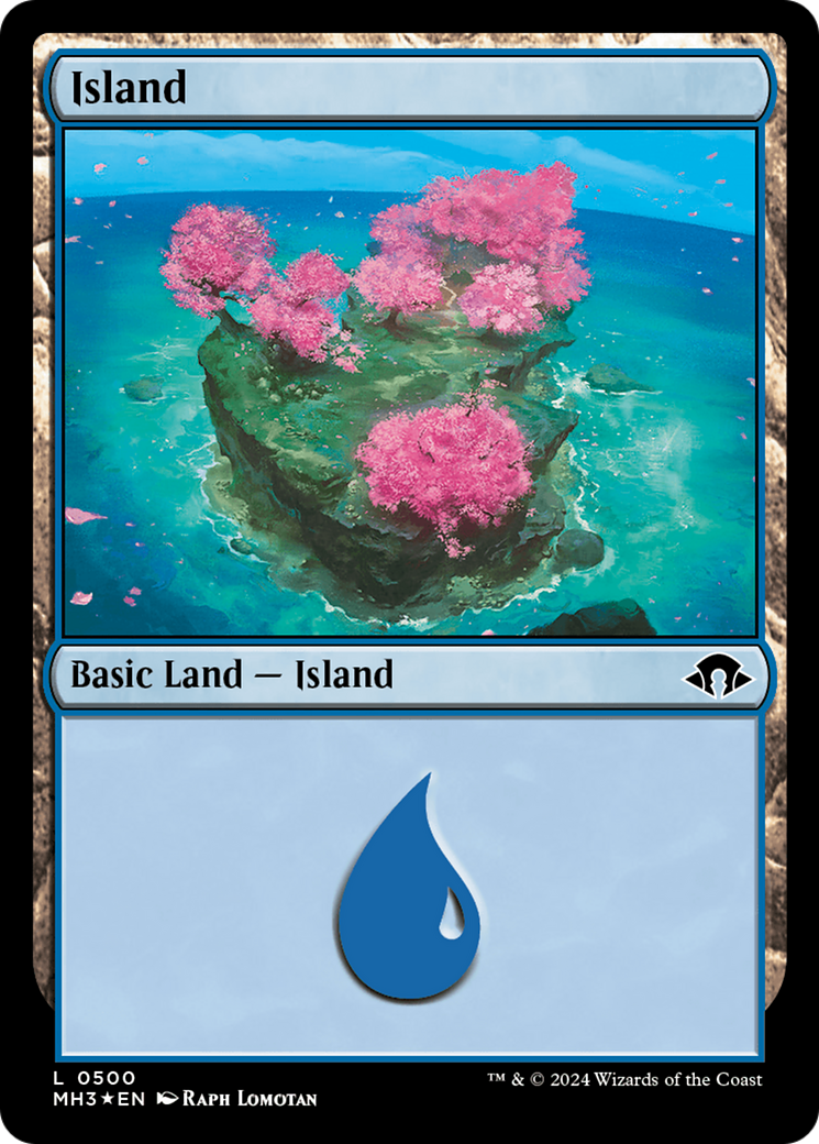 Island (0500) (Ripple Foil) [Modern Horizons 3] | Nerdhalla Games