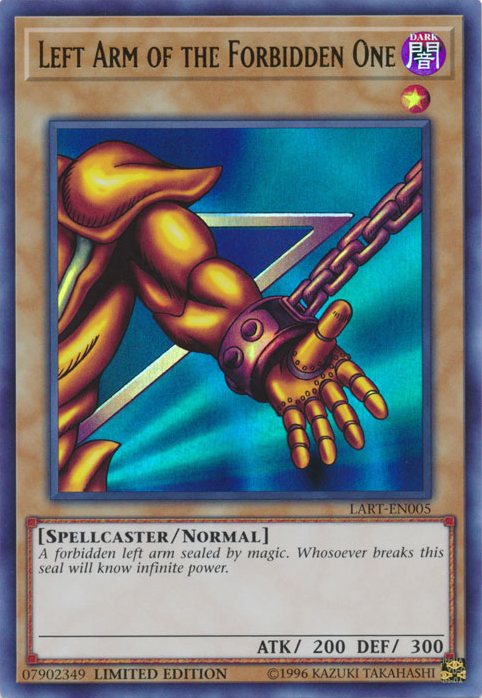 Left Arm of the Forbidden One [LART-EN005] Ultra Rare | Nerdhalla Games