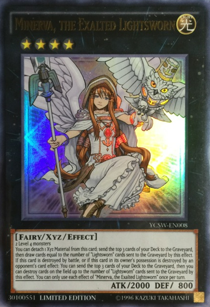 Minerva, the Exalted Lightsworn [YCSW-EN008] Ultra Rare | Nerdhalla Games