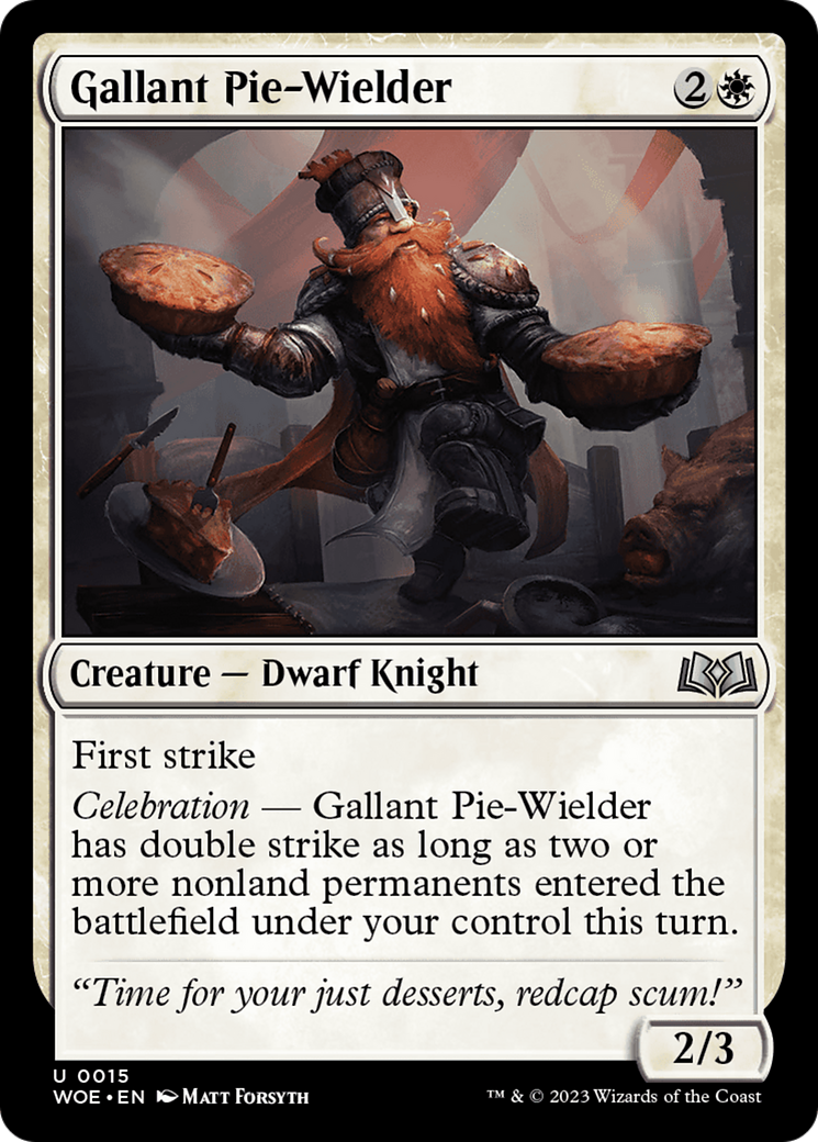 Gallant Pie-Wielder [Wilds of Eldraine] | Nerdhalla Games