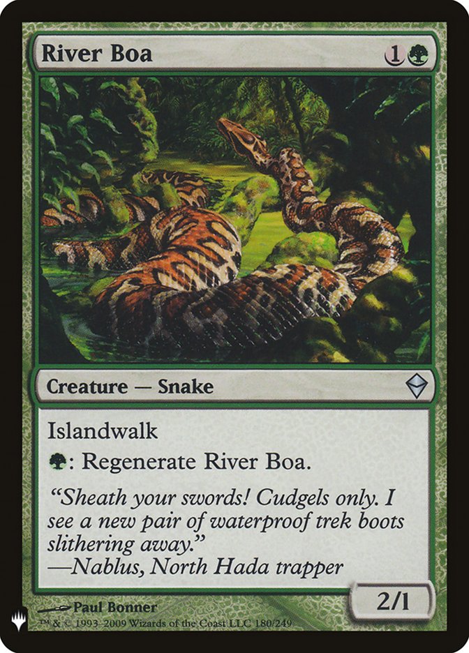 River Boa [Mystery Booster] | Nerdhalla Games