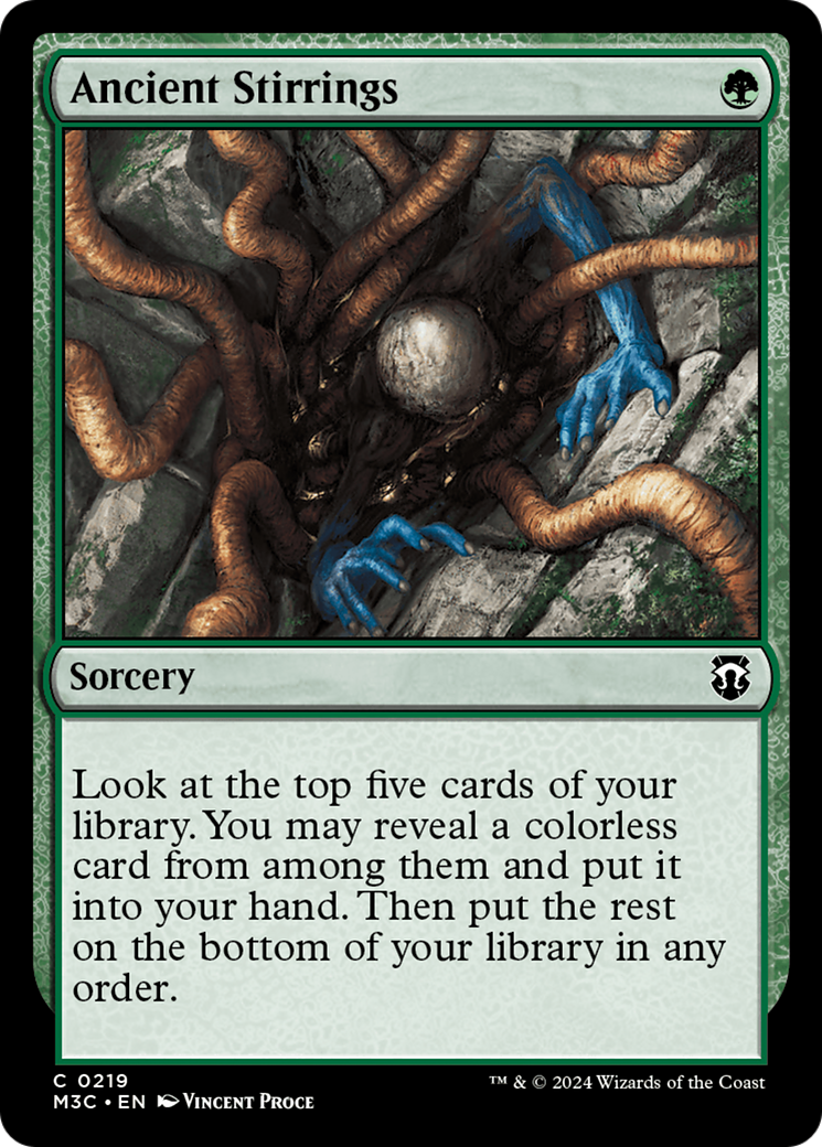 Ancient Stirrings (Ripple Foil) [Modern Horizons 3 Commander] | Nerdhalla Games