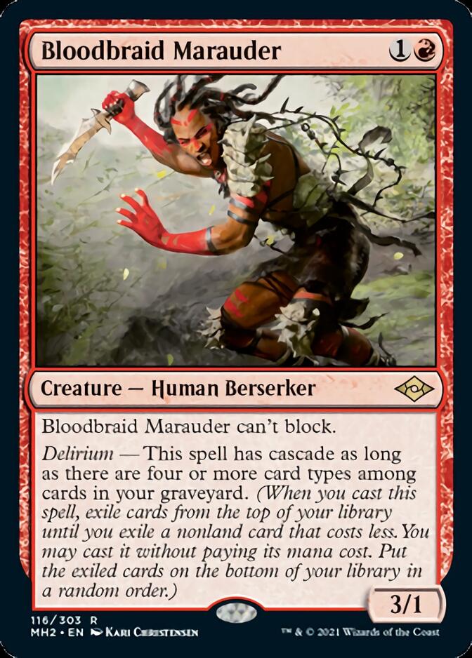 Bloodbraid Marauder [Modern Horizons 2] | Nerdhalla Games