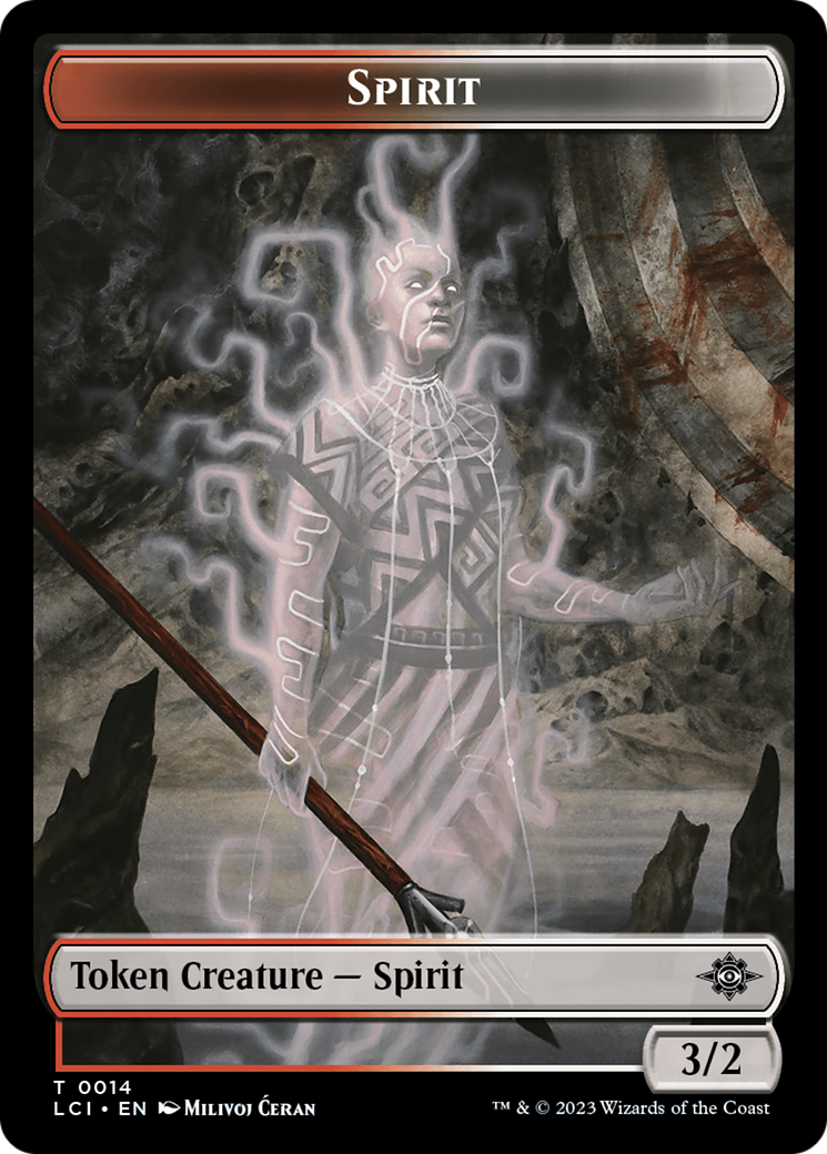 Spirit Token [The Lost Caverns of Ixalan Tokens] | Nerdhalla Games