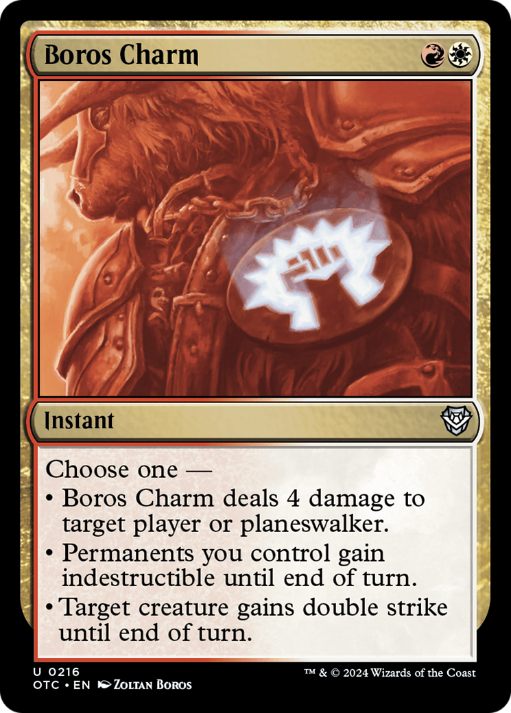 Boros Charm [Outlaws of Thunder Junction Commander] | Nerdhalla Games