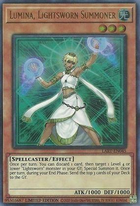 Lumina, Lightsworn Summoner [LART-EN045] Ultra Rare | Nerdhalla Games