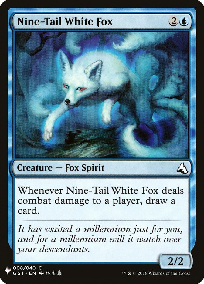 Nine-Tail White Fox [Mystery Booster] | Nerdhalla Games