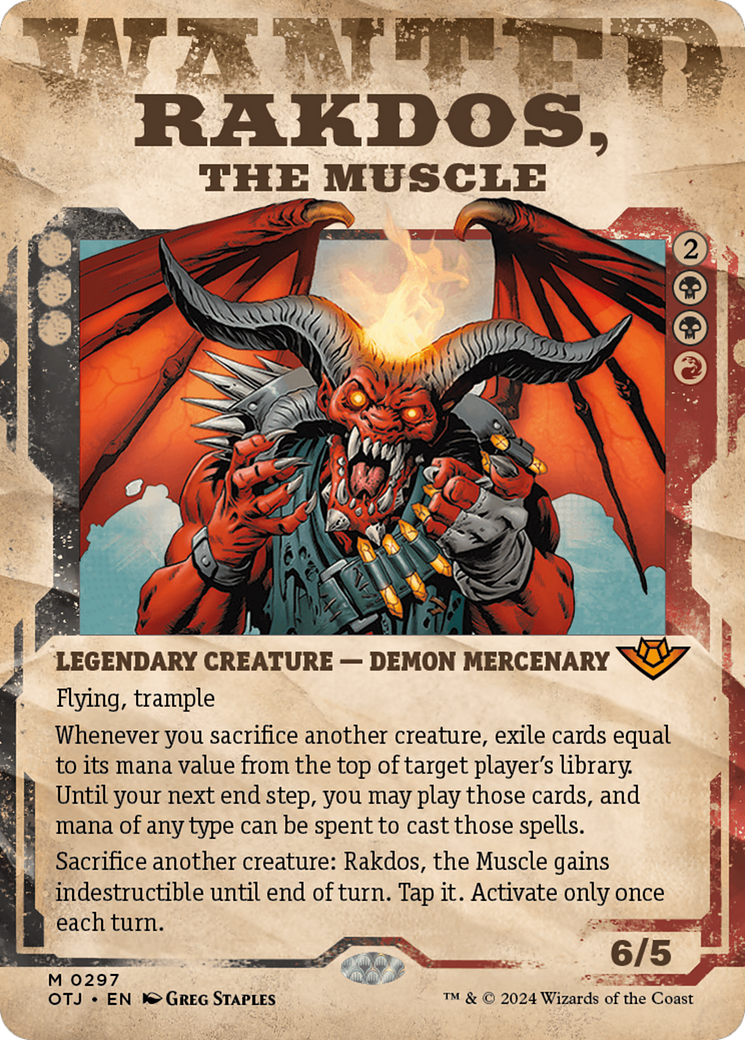 Rakdos, the Muscle (Showcase) [Outlaws of Thunder Junction] | Nerdhalla Games