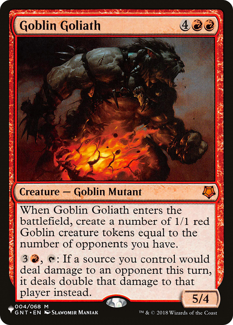 Goblin Goliath [The List Reprints] | Nerdhalla Games