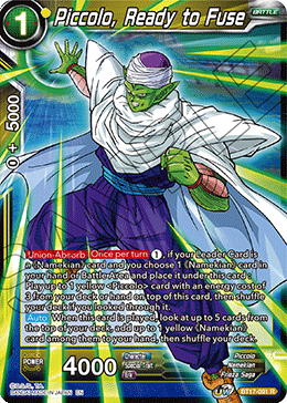 Piccolo, Ready to Fuse (BT17-091) [Ultimate Squad] | Nerdhalla Games