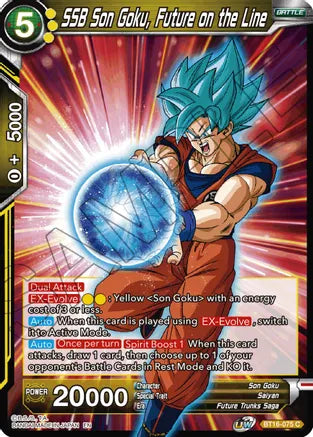 SSB Son Goku, Future on the Line (BT16-075) [Realm of the Gods] | Nerdhalla Games