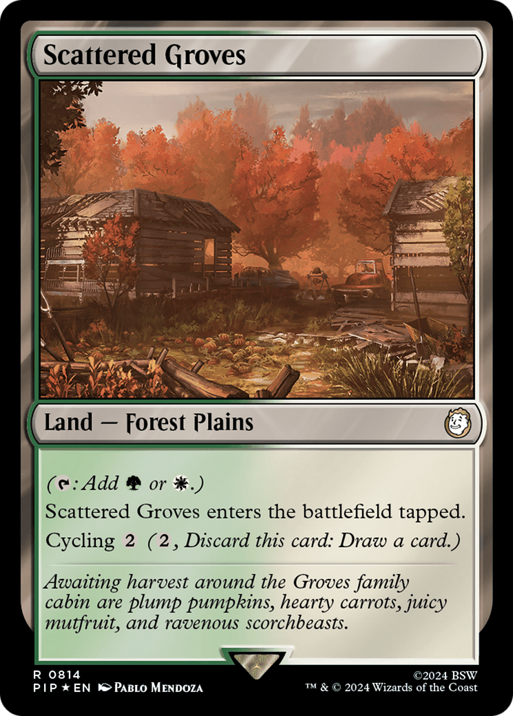 Scattered Groves (Surge Foil) [Fallout] | Nerdhalla Games