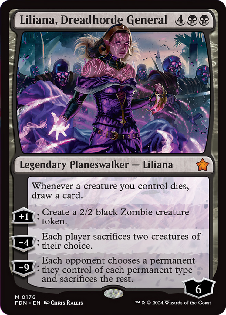 Liliana, Dreadhorde General [Foundations] | Nerdhalla Games