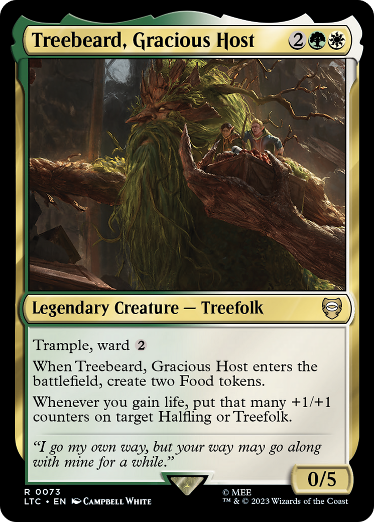 Treebeard, Gracious Host [The Lord of the Rings: Tales of Middle-Earth Commander] | Nerdhalla Games