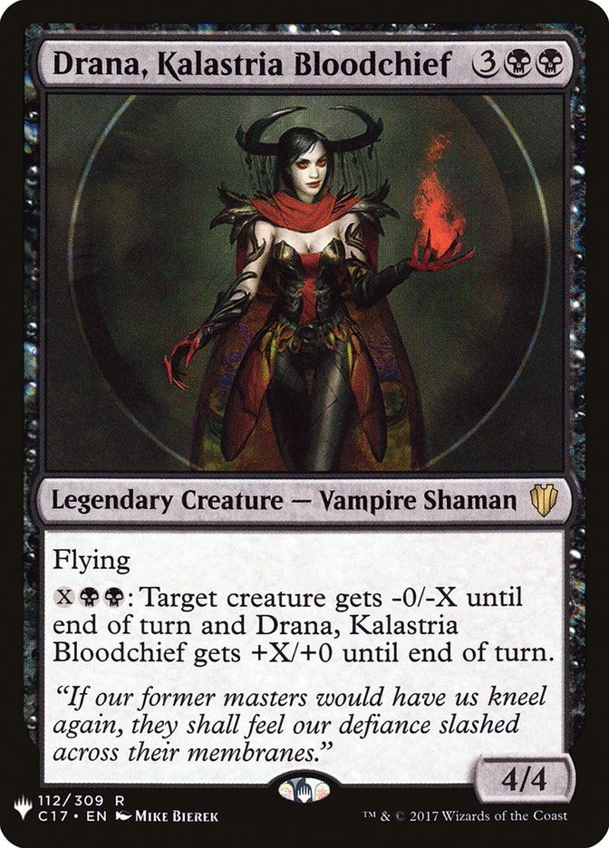 Drana, Kalastria Bloodchief [The List] | Nerdhalla Games