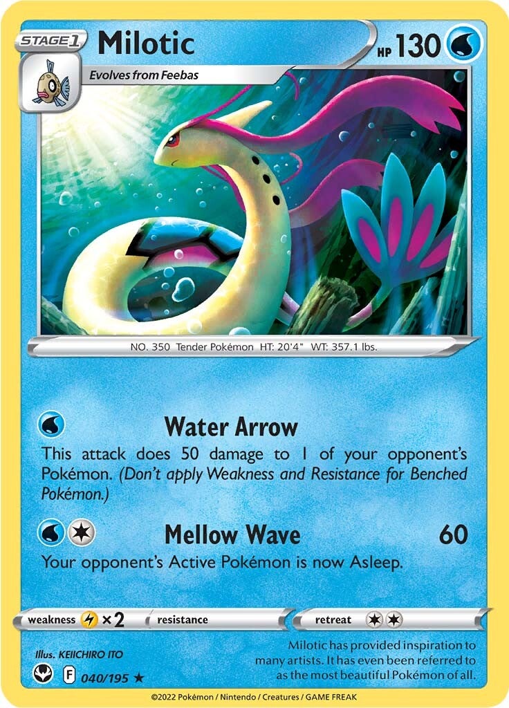 Milotic (040/195) [Sword & Shield: Silver Tempest] | Nerdhalla Games