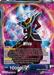 Whis // Whis, Invitation to Battle (BT16-021) [Realm of the Gods] | Nerdhalla Games