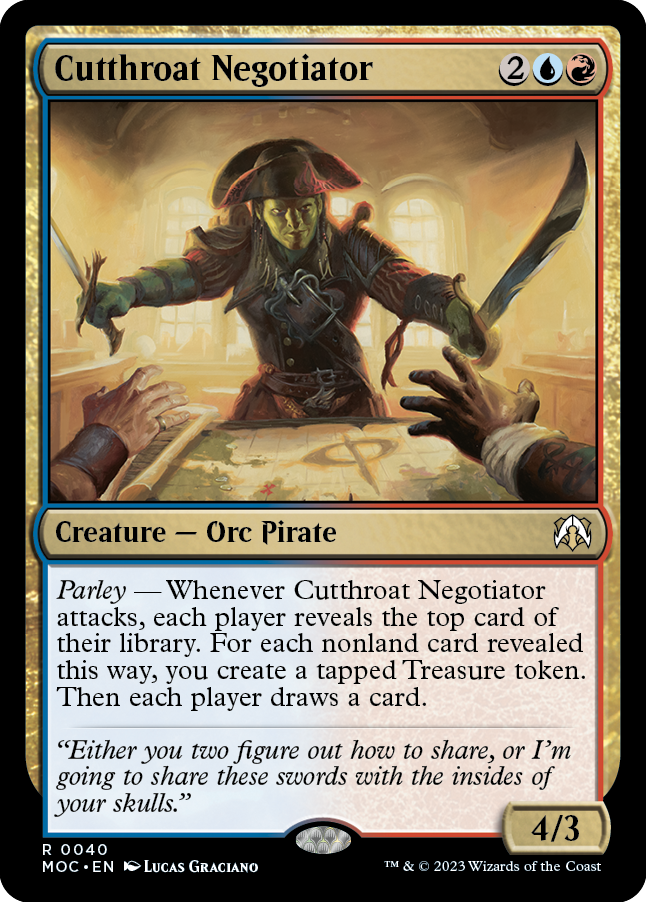 Cutthroat Negotiator [March of the Machine Commander] | Nerdhalla Games