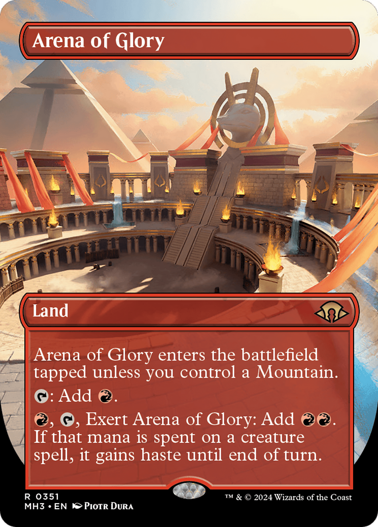 Arena of Glory (Borderless) [Modern Horizons 3] | Nerdhalla Games