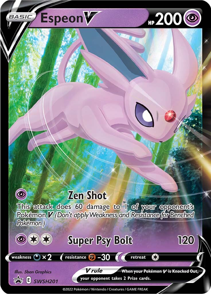 Espeon V (SWSH201) [Sword & Shield: Black Star Promos] | Nerdhalla Games