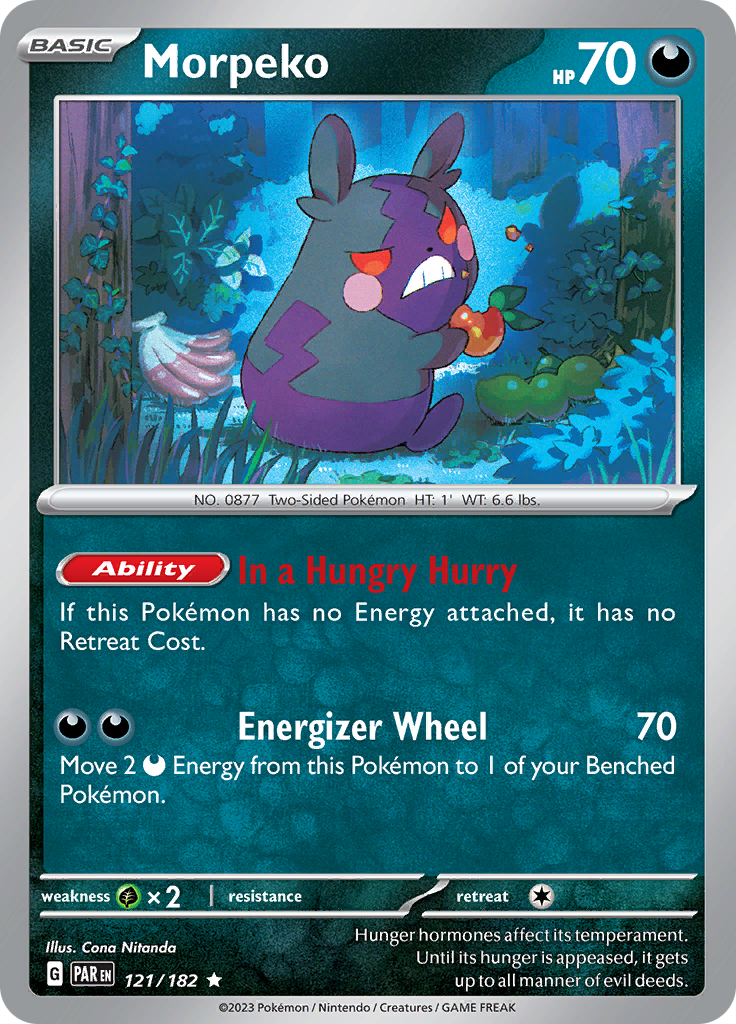 Morpeko (121/182) [Scarlet & Violet: Paradox Rift] | Nerdhalla Games