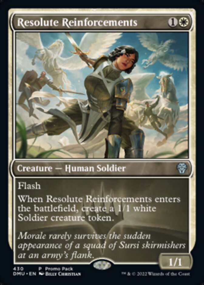 Resolute Reinforcements (Promo Pack) [Dominaria United Promos] | Nerdhalla Games