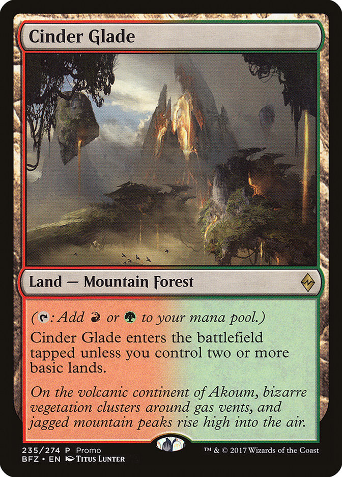 Cinder Glade (Promo) [Standard Showdown Promos] | Nerdhalla Games