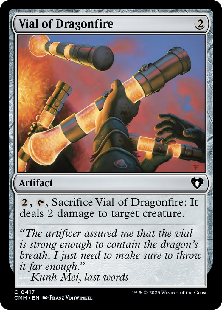 Vial of Dragonfire [Commander Masters] | Nerdhalla Games