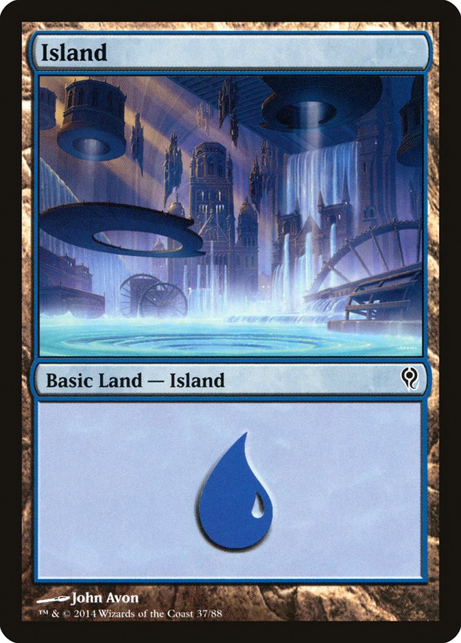 Island (37) [Duel Decks: Jace vs. Vraska] | Nerdhalla Games