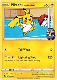 Pikachu on the Ball (001/005) [Miscellaneous Cards] | Nerdhalla Games