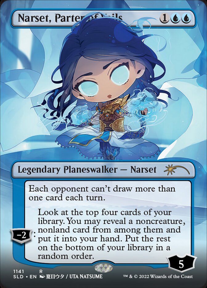 Narset, Parter of Veils (Borderless) [Secret Lair Drop Series] | Nerdhalla Games