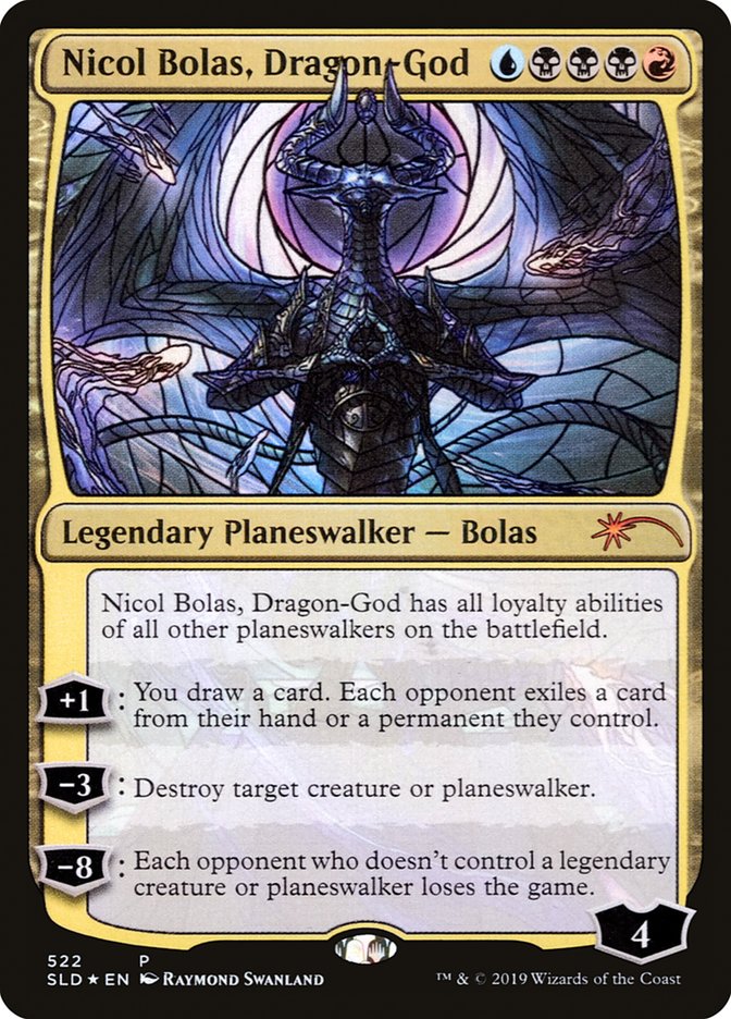 Nicol Bolas, Dragon-God (Stained Glass) [Secret Lair Drop Promos] | Nerdhalla Games