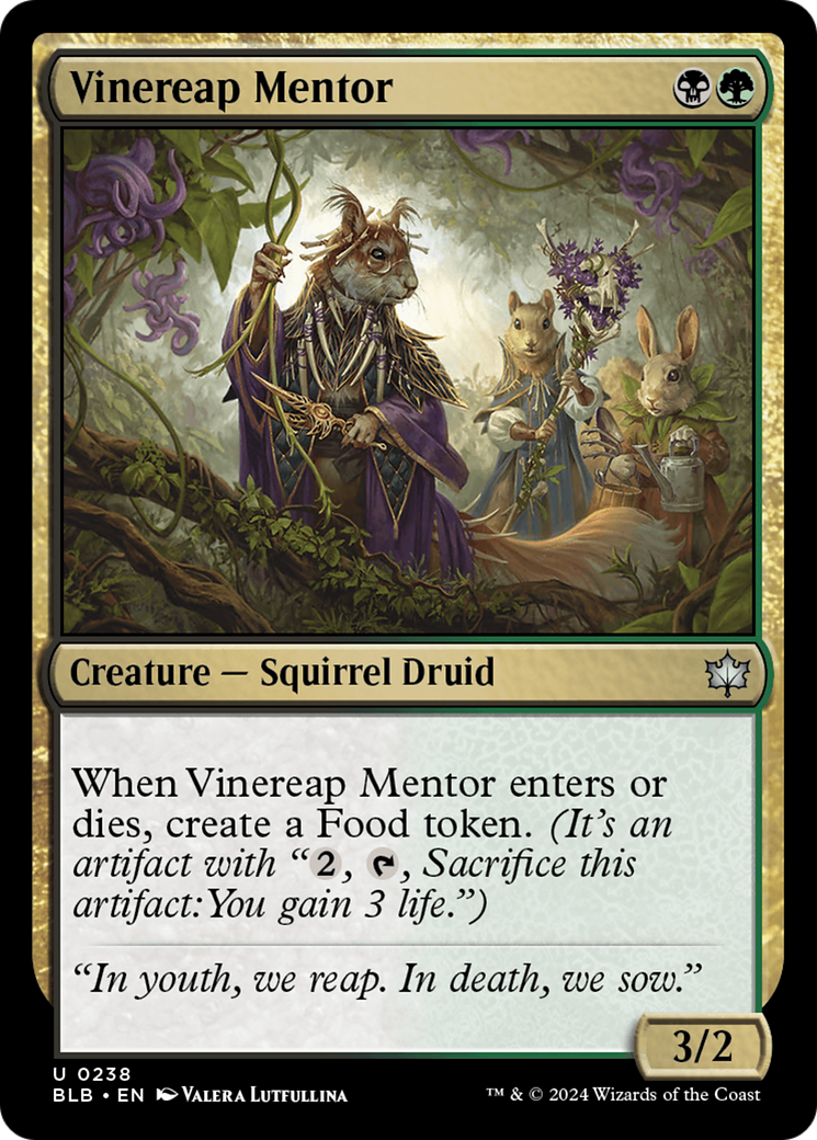 Vinereap Mentor [Bloomburrow] | Nerdhalla Games