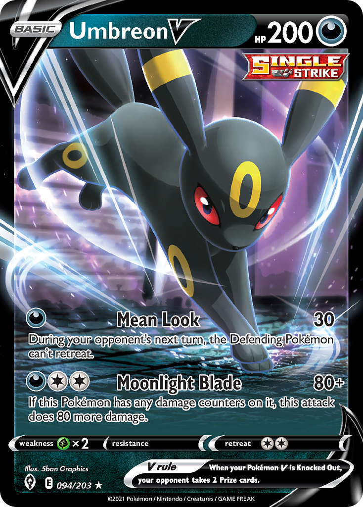 Umbreon V (094/203) (Intro Deck) [Sword & Shield: Evolving Skies] | Nerdhalla Games