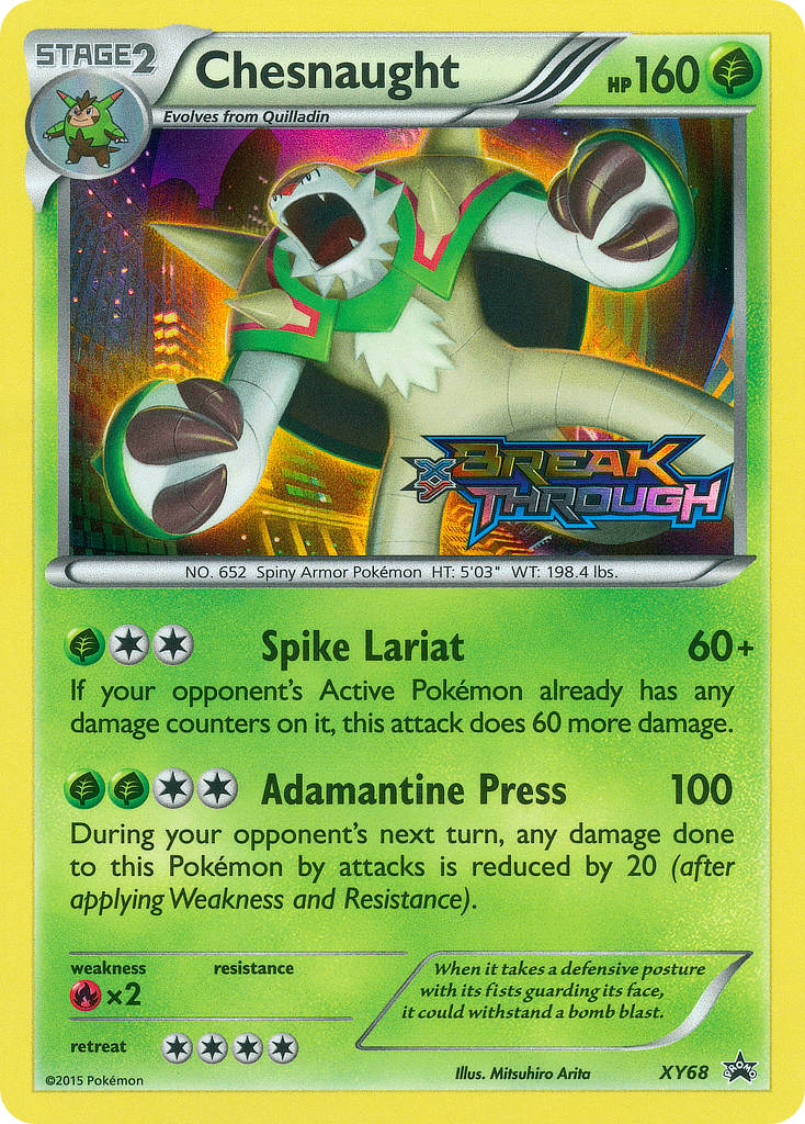 Chesnaught (XY68) [XY: Black Star Promos] | Nerdhalla Games