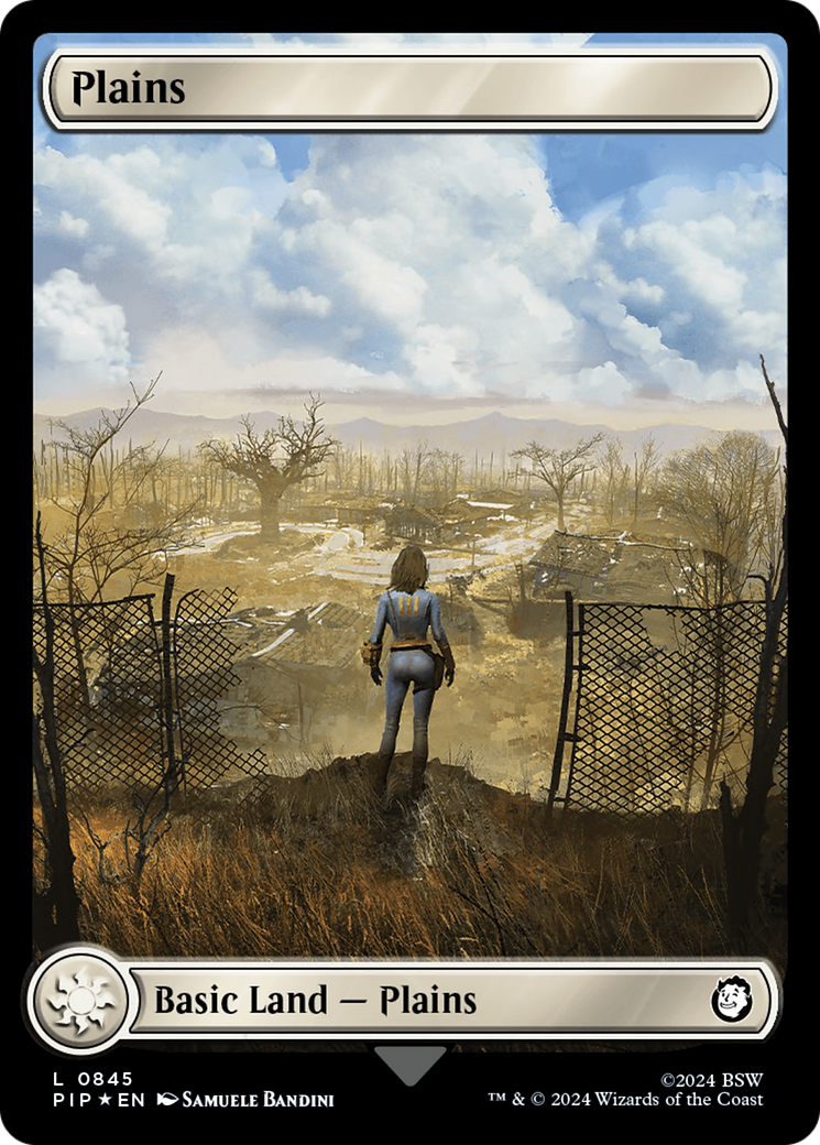 Plains (0845) (Surge Foil) [Fallout] | Nerdhalla Games