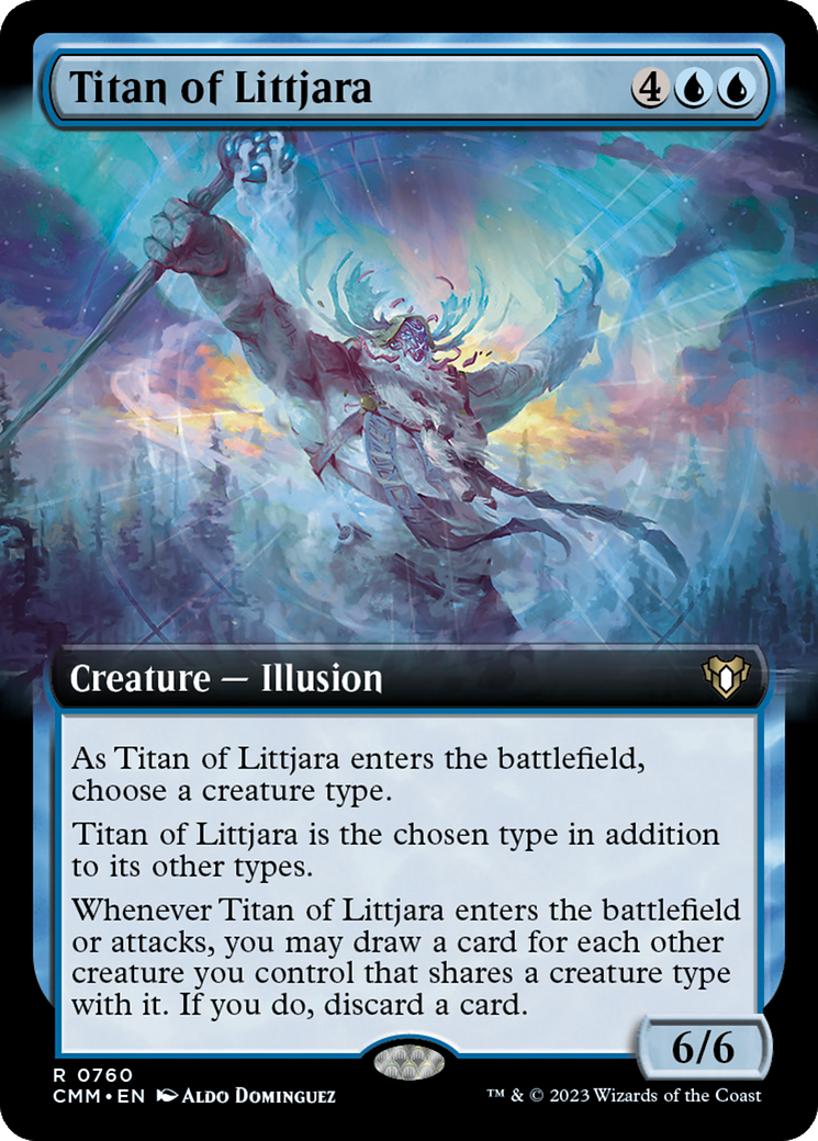 Titan of Littjara (Extended Art) [Commander Masters] | Nerdhalla Games