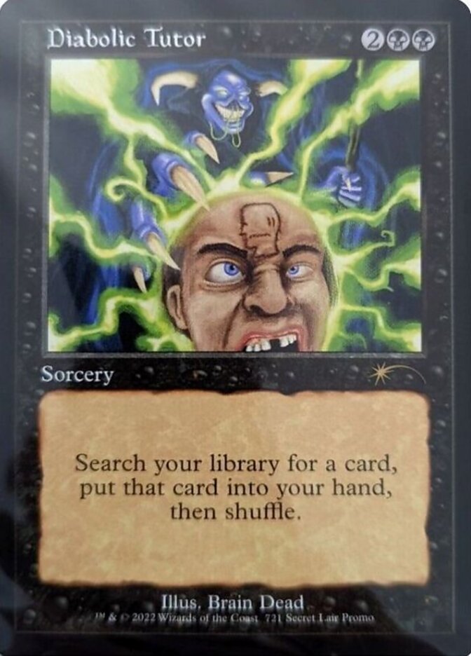 Diabolic Tutor (Retro) [Secret Lair Drop Promos] | Nerdhalla Games