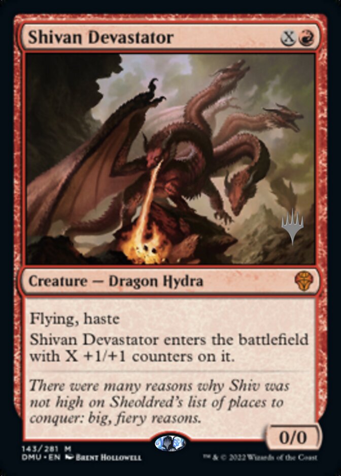 Shivan Devastator (Promo Pack) [Dominaria United Promos] | Nerdhalla Games