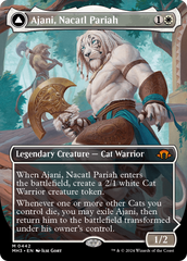 Ajani, Nacatl Pariah // Ajani, Nacatl Avenger (Borderless) [Modern Horizons 3] | Nerdhalla Games