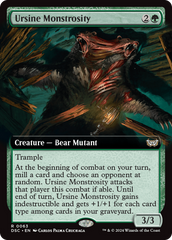 Ursine Monstrosity (Extended Art) [Duskmourn: House of Horror Commander] | Nerdhalla Games